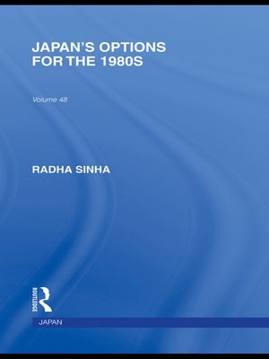cover image of Japan's Options for the 1980s